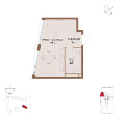 1к. квартира