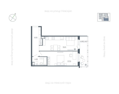 1к. квартира