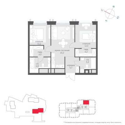 2к. квартира