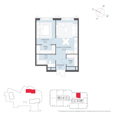 1к. квартира