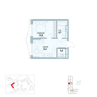 1к. квартира