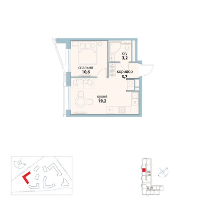 1к. квартира