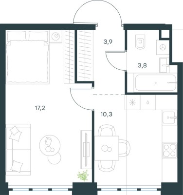 1к. квартира