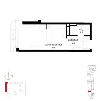 1к. квартира