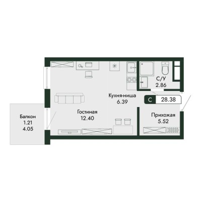 Студия-квартира