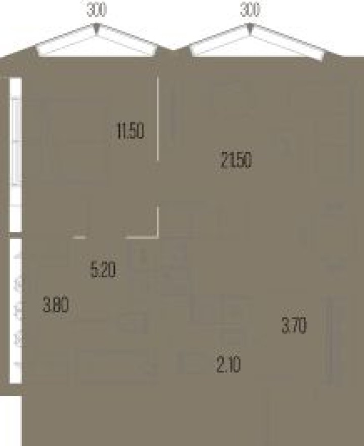 1к. квартира, 47.8 м²
