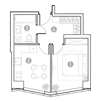 1к. квартира