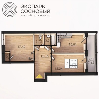 2к. квартира