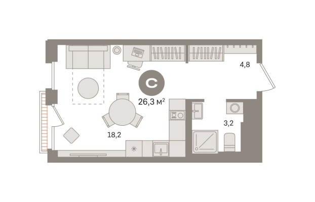 Студия-квартира