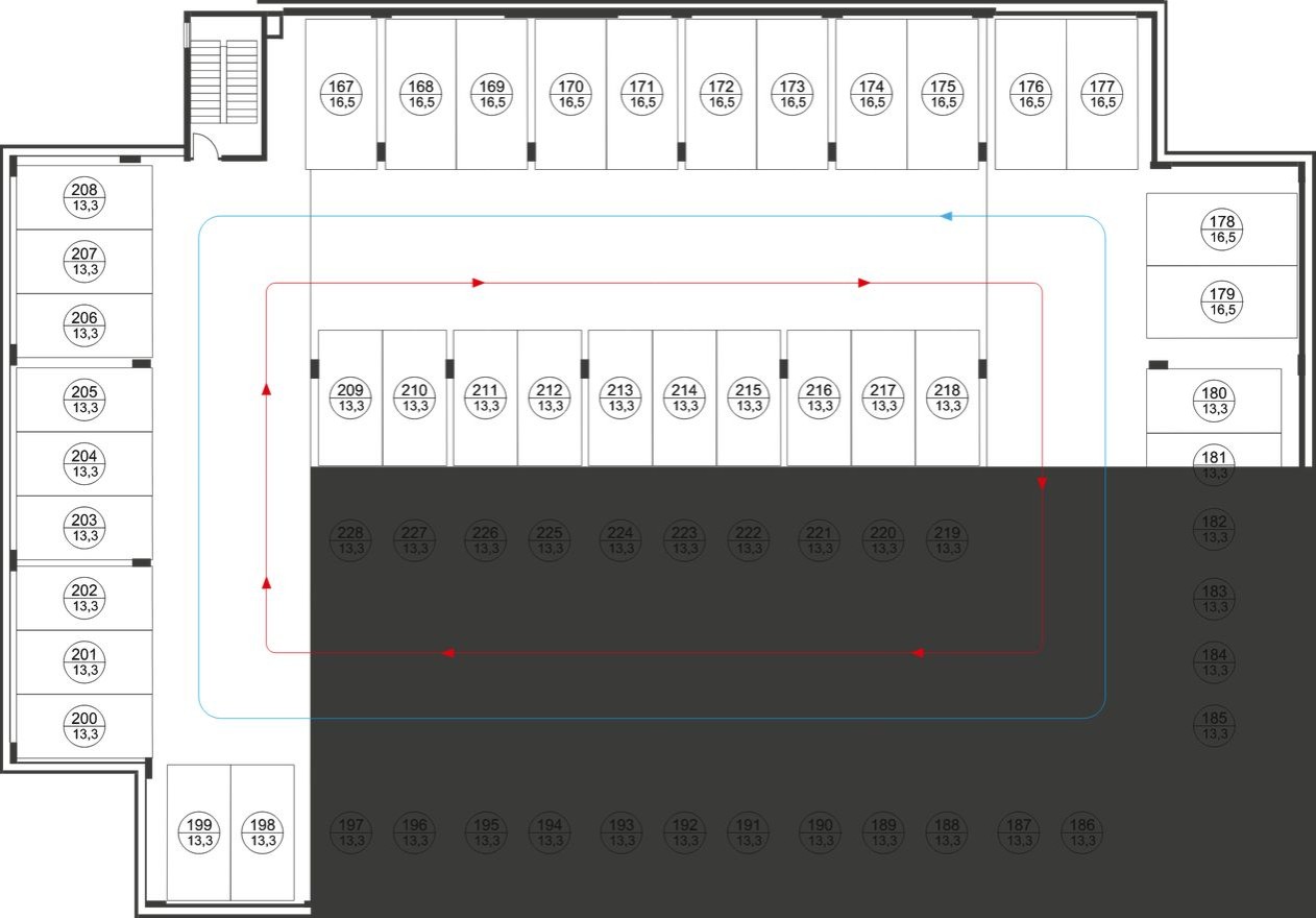 Надземное машино-место, 13.3 м²