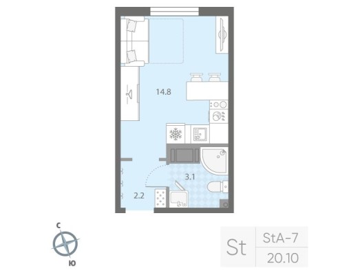 Студия-квартира