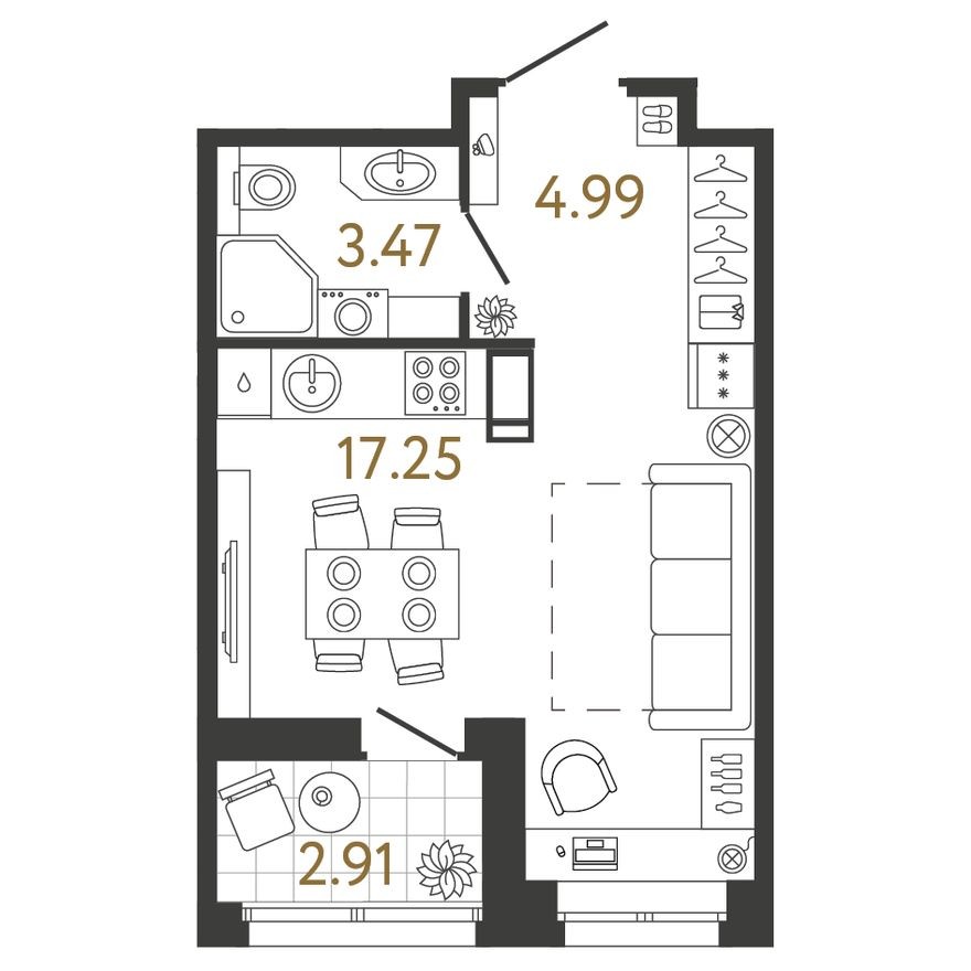 Студия-квартира