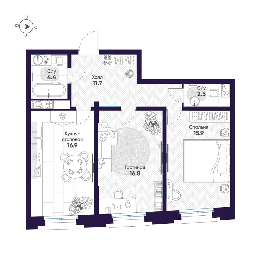 2к. квартира