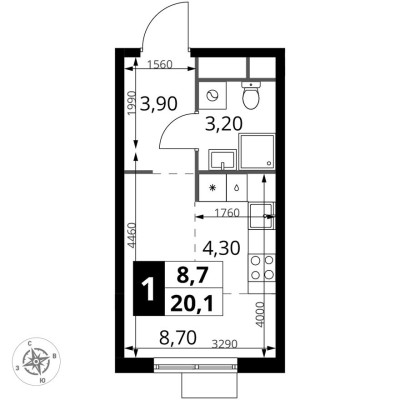 Студия-квартира