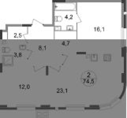 2к. квартира