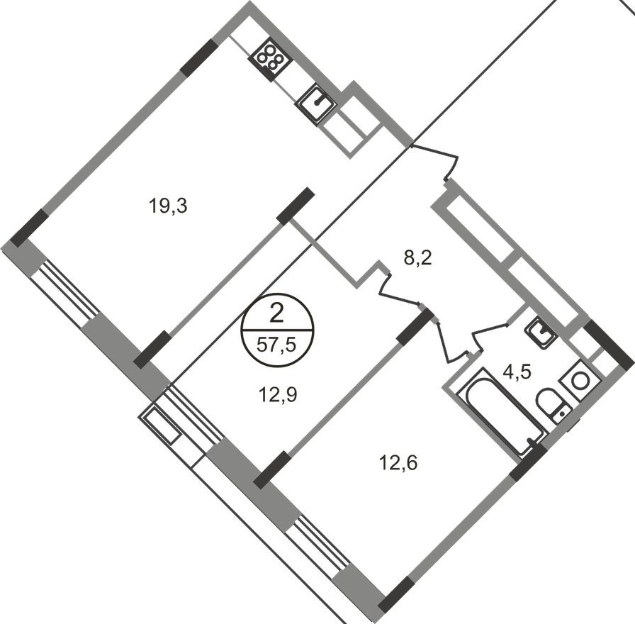 2к. квартира