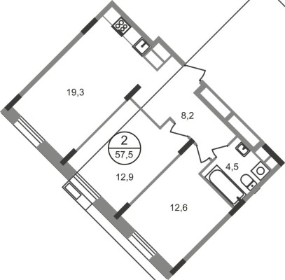 2к. квартира