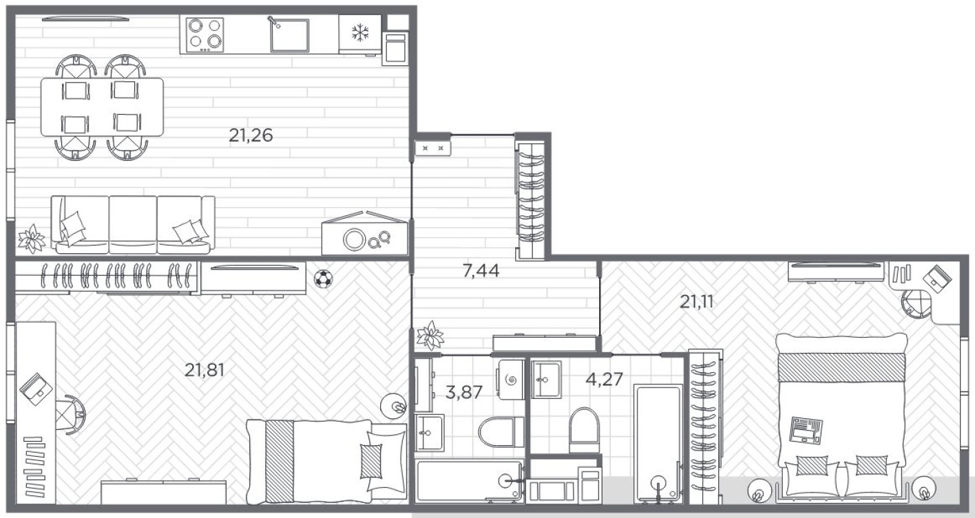 2к. квартира