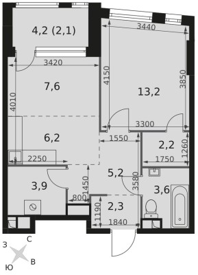 2к. квартира