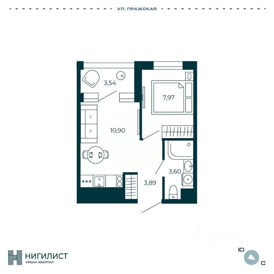 1к. квартира