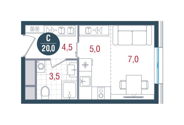 Студия-квартира