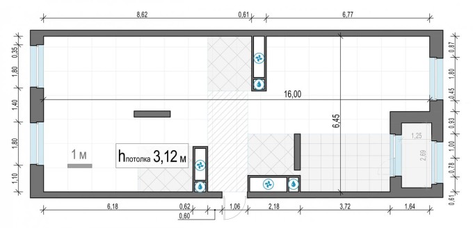 3к. квартира