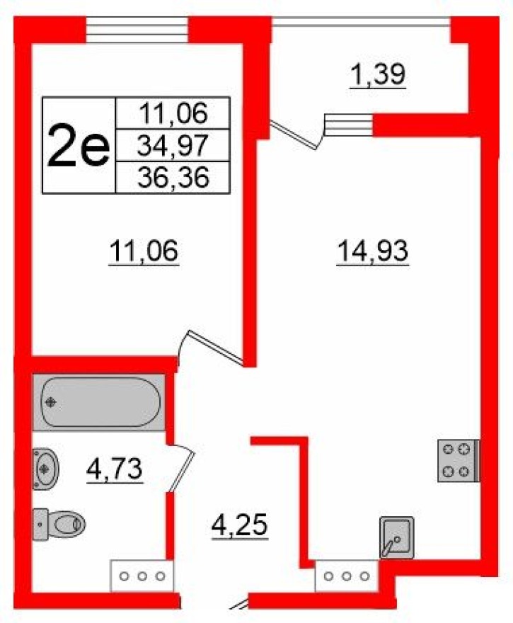 1к. квартира