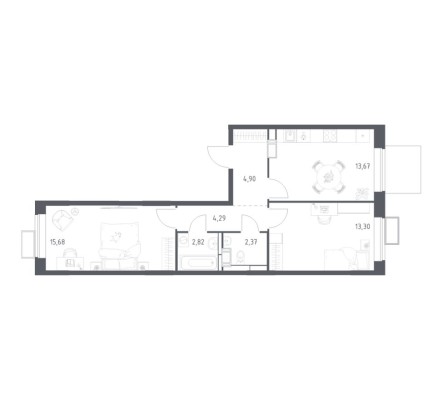 2к. квартира