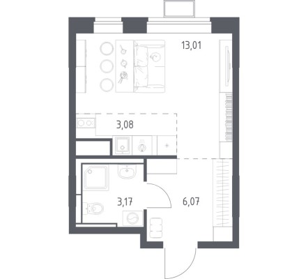 Студия-квартира