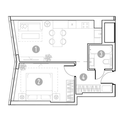 1к. квартира