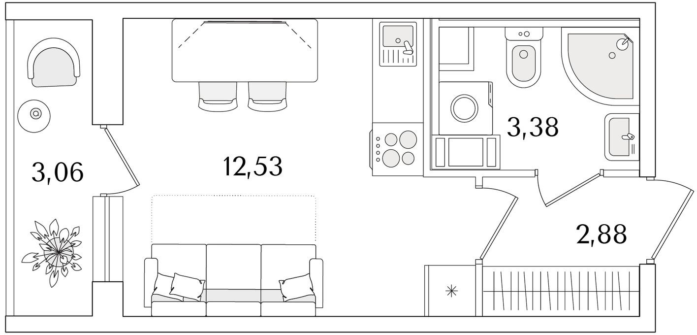 Студия-квартира