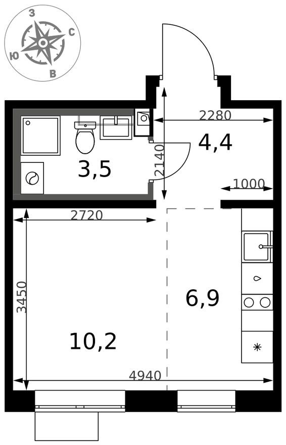 Студия-квартира