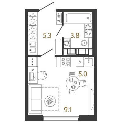 Студия-квартира