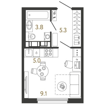 Студия-квартира