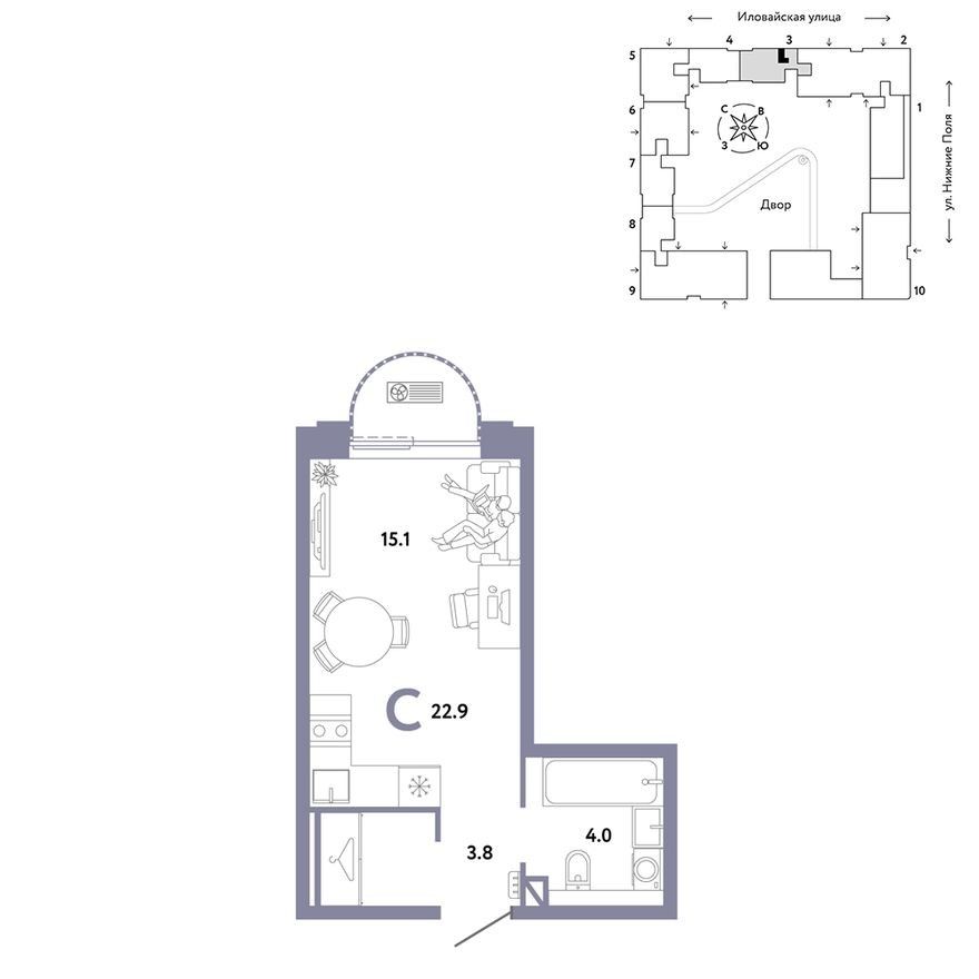 Студия-квартира