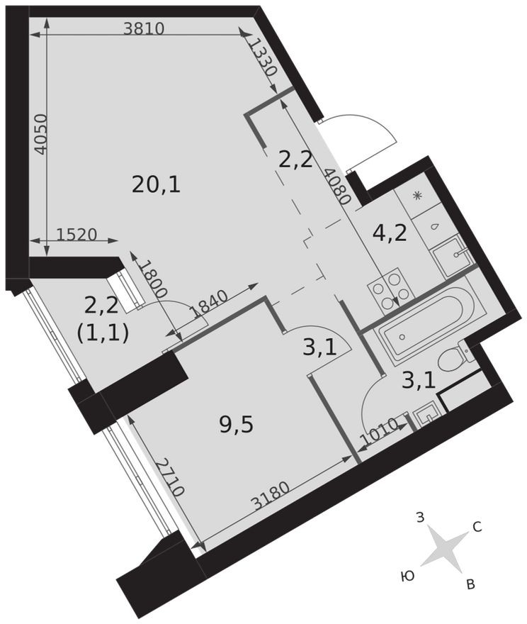 2е квартира