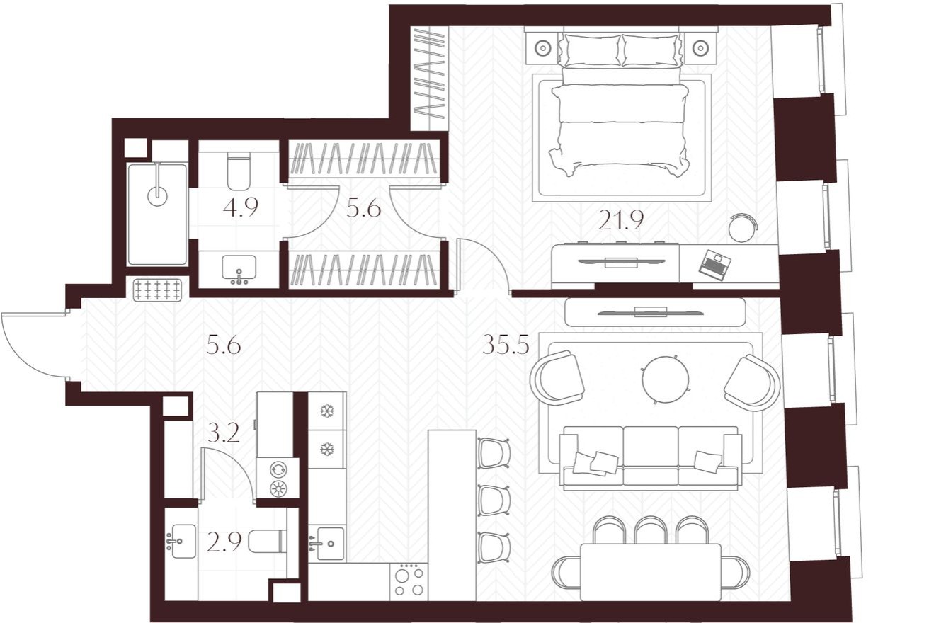 1к. квартира