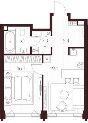 1к. квартира