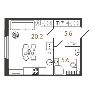 Студия-квартира