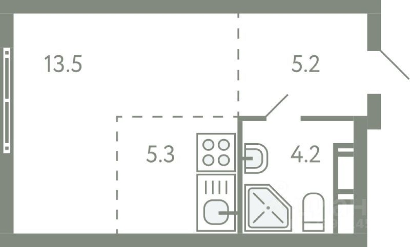 1к. квартира
