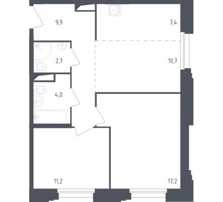 2к. квартира