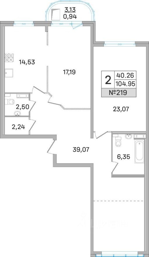 2к. квартира