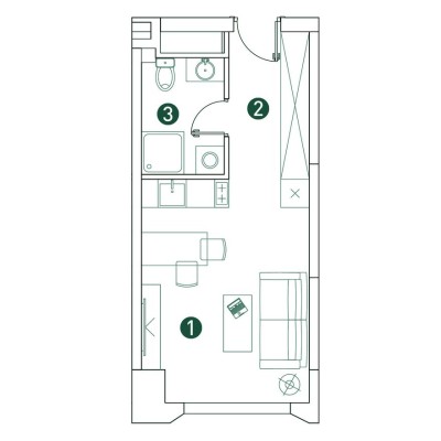 1к. квартира