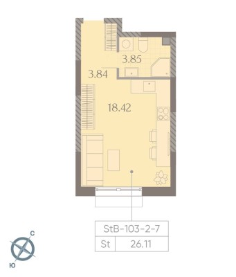 Студия-квартира