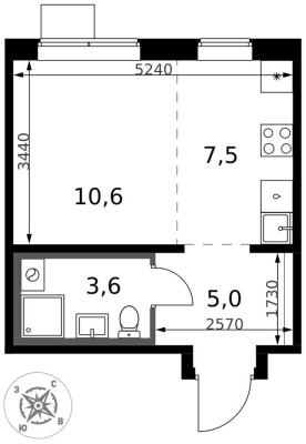 Студия-квартира