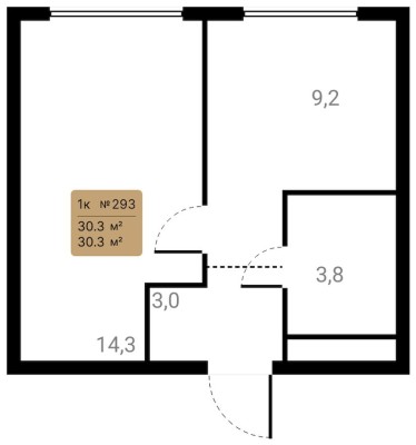 1к. квартира
