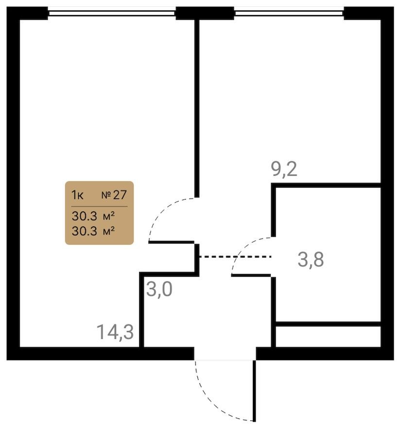 1к. квартира
