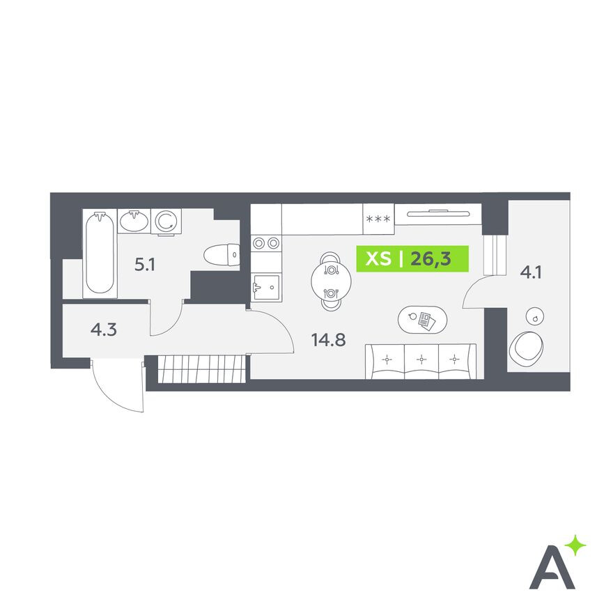 Студия-квартира