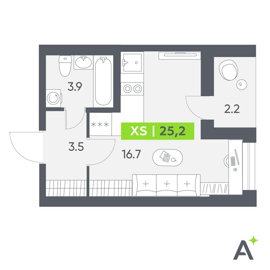 Студия-квартира