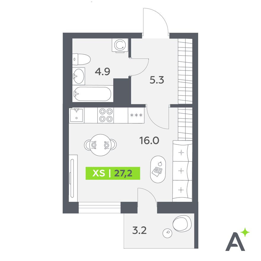 Студия-квартира